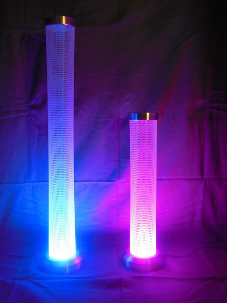 Lampe Design Led alu diametre 96 allum&eacute;e